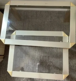Duo de tables gigognes des années 70