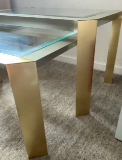 Duo de tables gigognes des années 70