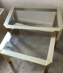 Duo de tables gigognes des années 70