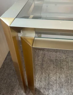 Duo de tables gigognes des années 70