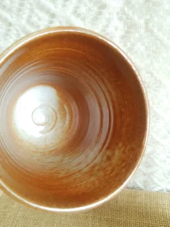 Duo de tasses mazagrans en grès Montgolfier vintage