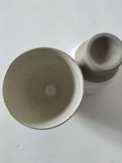 Duo gobelets sur piédouche Atelier Hurtault Puisaye