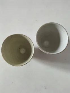 Duo gobelets sur piédouche Atelier Hurtault Puisaye
