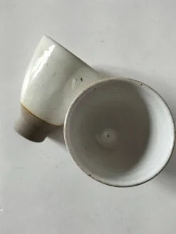 Duo gobelets sur piédouche Atelier Hurtault Puisaye