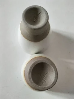 Duo gobelets sur piédouche Atelier Hurtault Puisaye