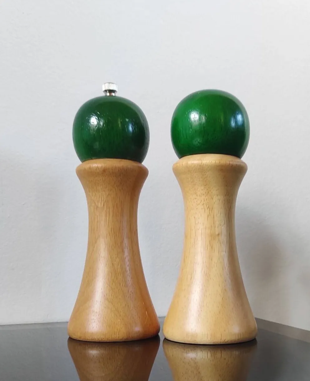 Duo Salière et Poivrier vintage scandinave