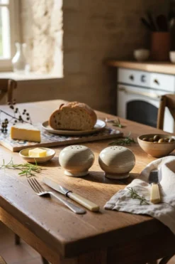 Duo Salière & Poivrier – Grès du Marais France