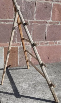 Echelle pliable pour oliviers. (Espagne, années 40/ 50)