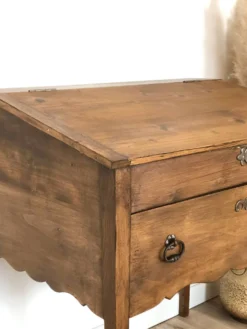 Ecritoire vintage en pin massif