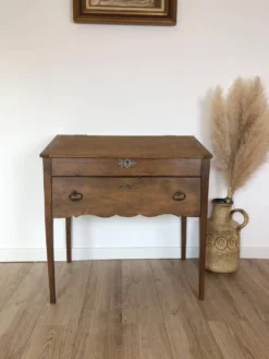 Ecritoire vintage en pin massif