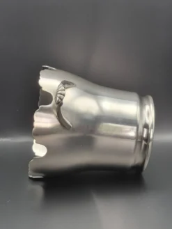 Elégant rafraichissoir/seau à glaçons, métal argenté poinçon carré - A 321