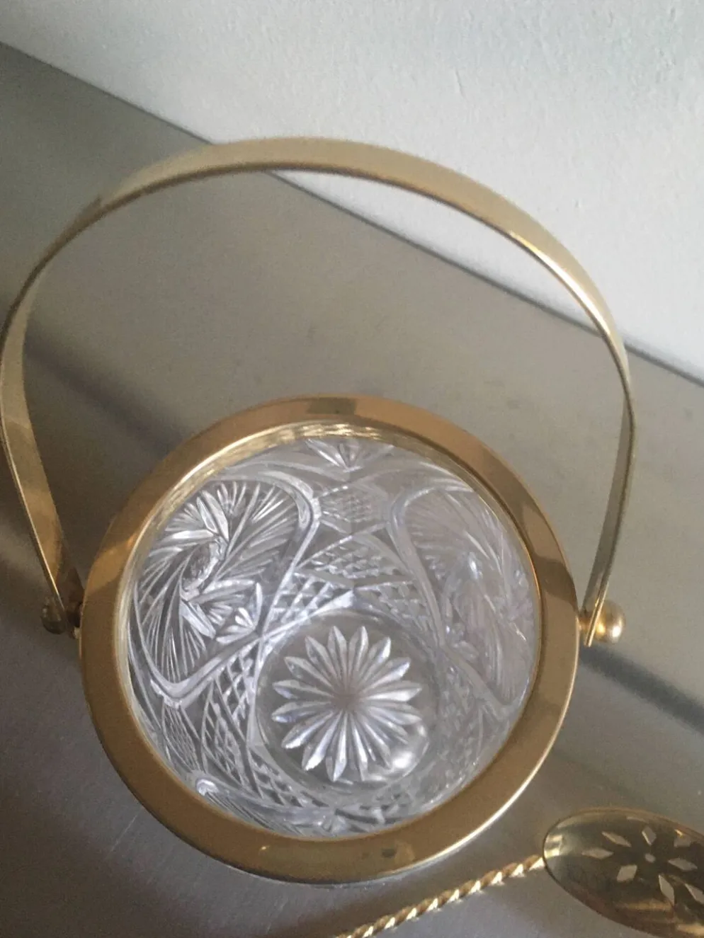 Elégant seau à glaçons et sa cuillère
