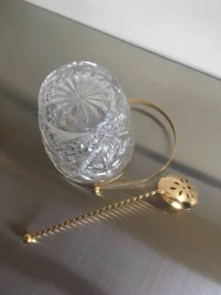 Elégant seau à glaçons et sa cuillère