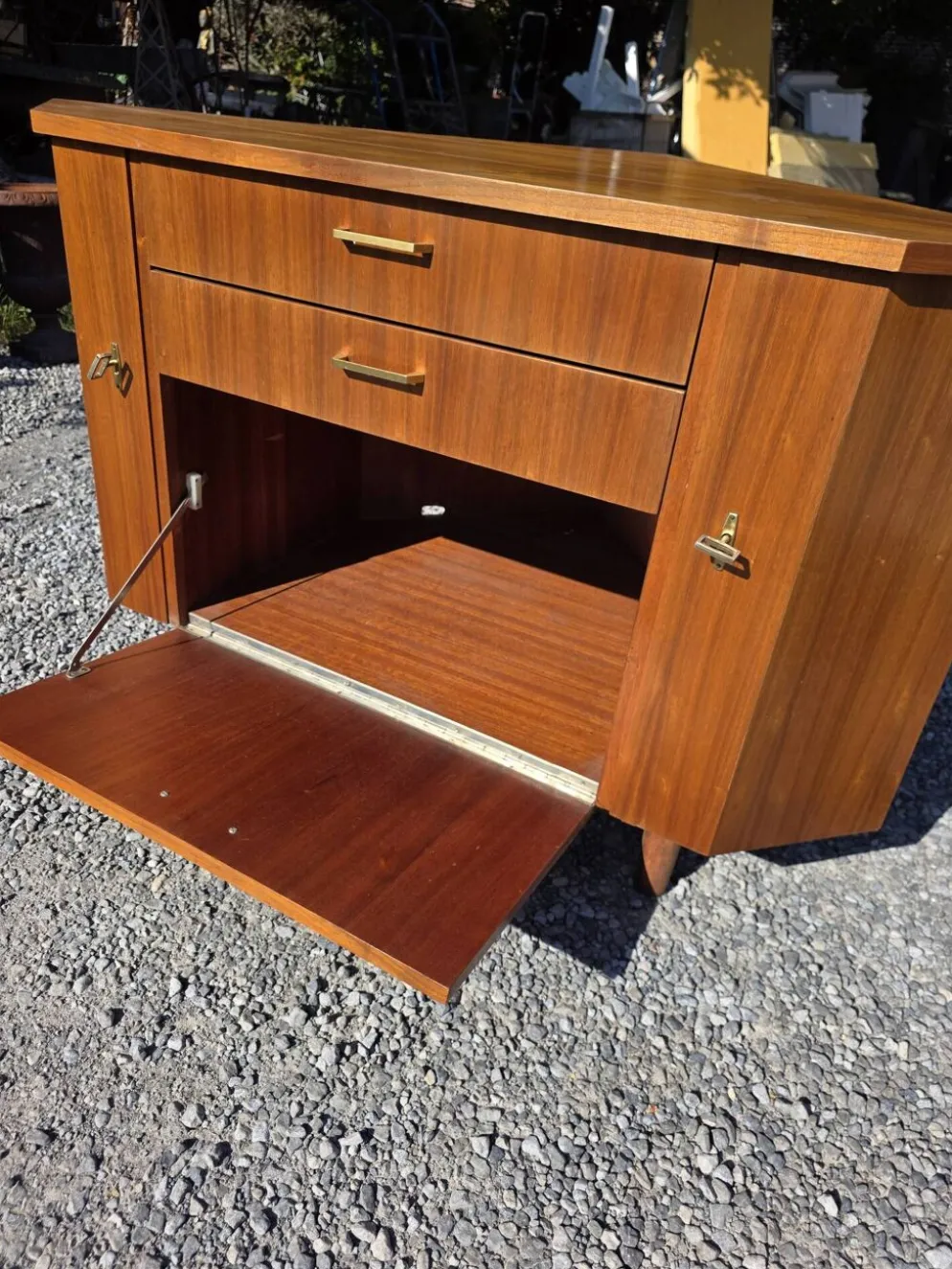 Encoignure scandinave en teck des années 60