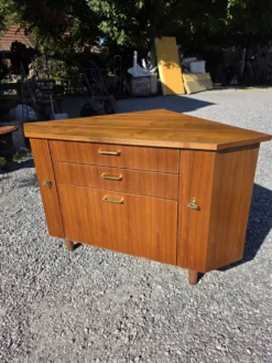 Encoignure scandinave en teck des années 60