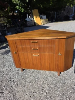 Encoignure scandinave en teck des années 60