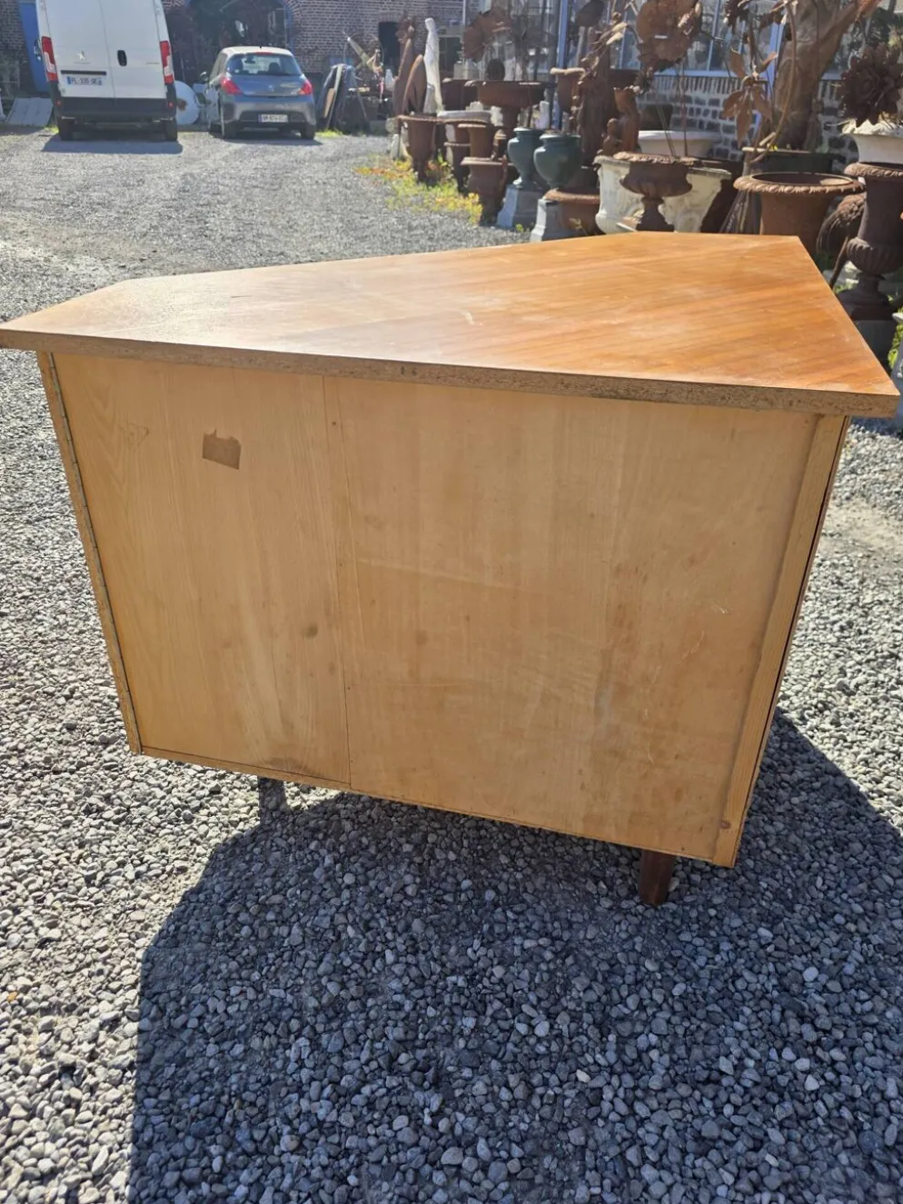 Encoignure scandinave en teck des années 60
