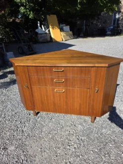 Encoignure scandinave en teck des années 60