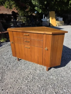 Encoignure scandinave en teck des années 60
