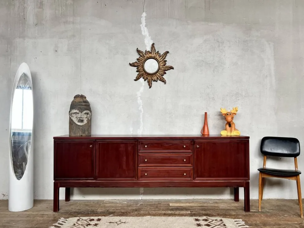 Enfilade bahut buffet meuble tv / hifi vintage - 50/60 - Palette