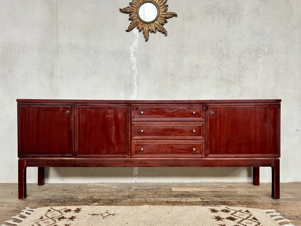 Enfilade bahut buffet meuble tv / hifi vintage - 50/60 - Palette