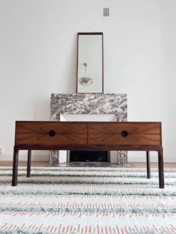 Enfilade basse en palissandre par Kai Kristiansen pour Aksel Kjersgaard
