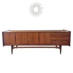 Enfilade basse en teck design scandinave