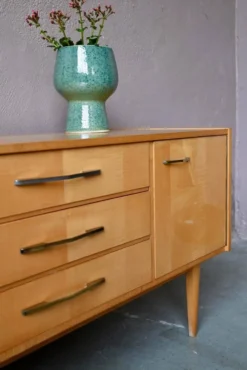 Enfilade basse vintage années 60-70 rétro meuble TV hifi années 70