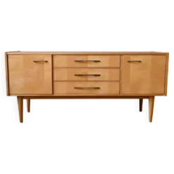 Enfilade basse vintage années 60-70 rétro meuble TV hifi années 70