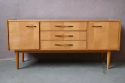 Enfilade basse vintage années 60-70 rétro meuble TV hifi années 70