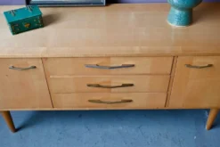 Enfilade basse vintage années 60-70 rétro meuble TV hifi années 70