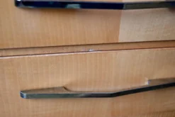 Enfilade basse vintage années 60-70 rétro meuble TV hifi années 70