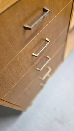 Enfilade bois blond 1970 vintage