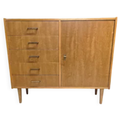 Enfilade bois blond 1970 vintage