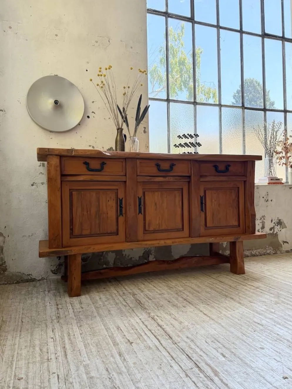 Enfilade brutaliste orme blond Aranjou