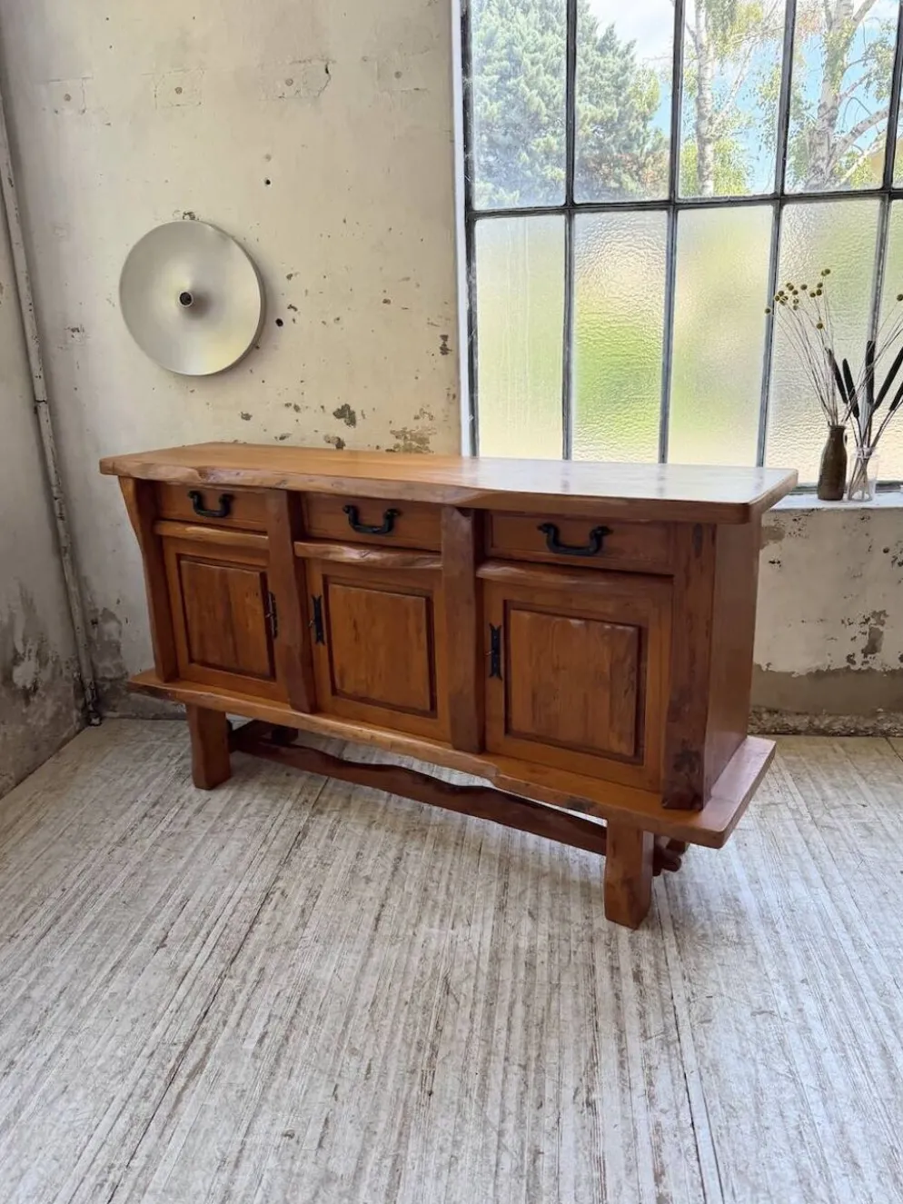 Enfilade brutaliste orme blond Aranjou