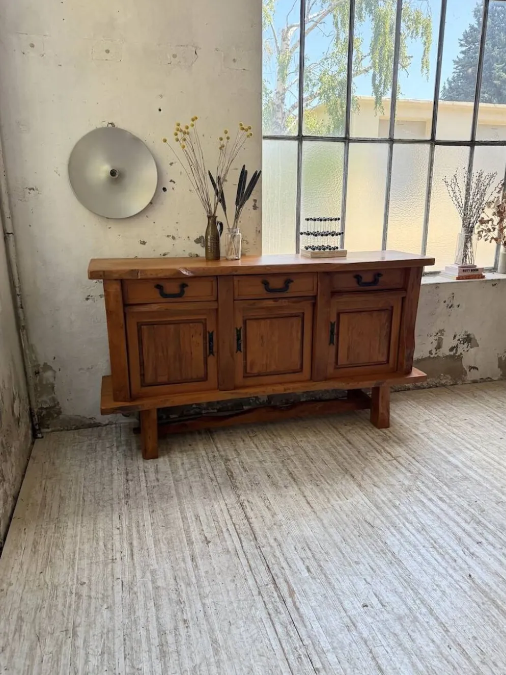 Enfilade brutaliste orme blond Aranjou