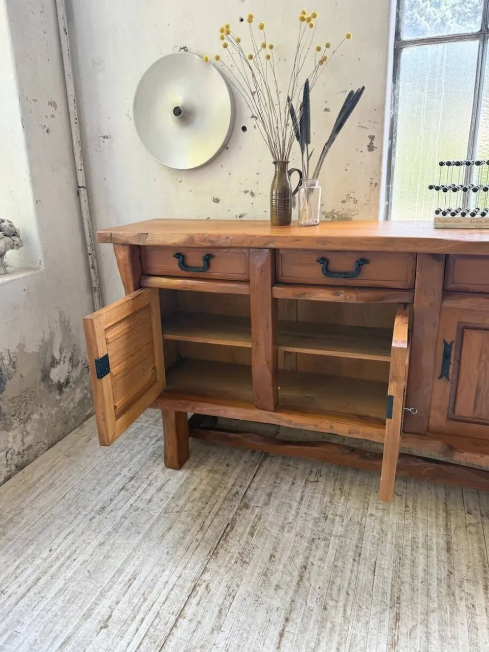 Enfilade brutaliste orme blond Aranjou