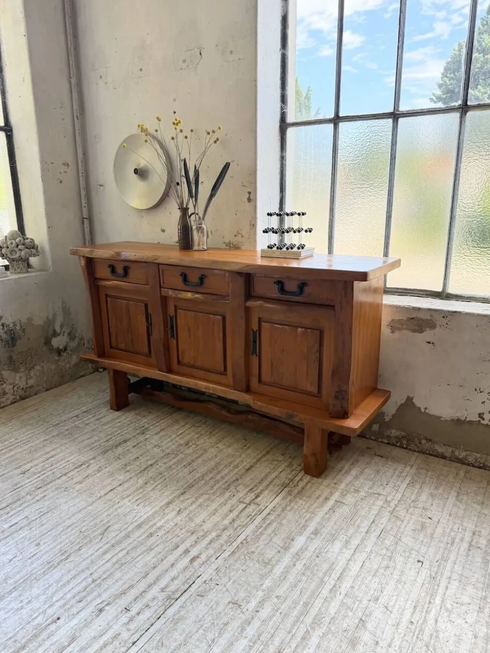 Enfilade brutaliste orme blond Aranjou
