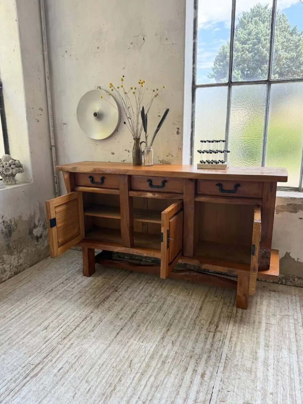 Enfilade brutaliste orme blond Aranjou
