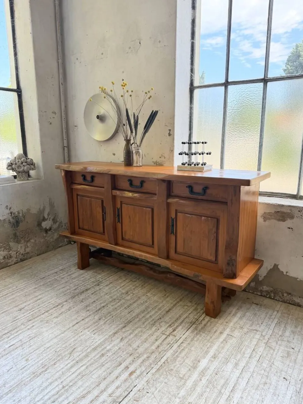 Enfilade brutaliste orme blond Aranjou