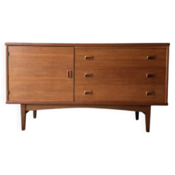 Enfilade buffet scandinave vintage en teck, 1960