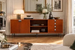 Enfilade / buffet vintage en bois – Esprit Mid-Century