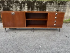 Enfilade / buffet vintage en bois – Esprit Mid-Century