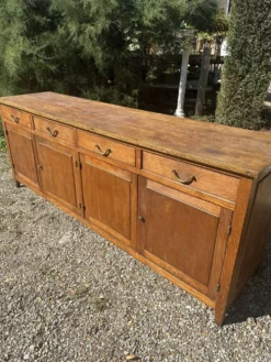 Enfilade chêne brutalisme
