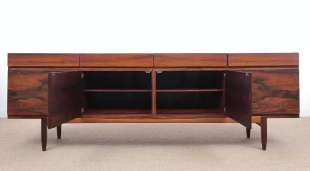 Enfilade Danoise en Palissandre, modèle FA 66, Ib Kofod-Larsen 1960.
