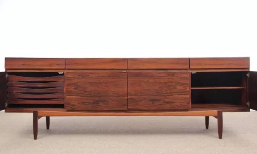 Enfilade Danoise en Palissandre, modèle FA 66, Ib Kofod-Larsen 1960.