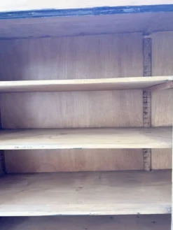 Enfilade de métier XXL 3m pin et chêne portes vitrées