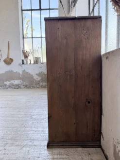 Enfilade de métier XXL 3m pin et chêne portes vitrées