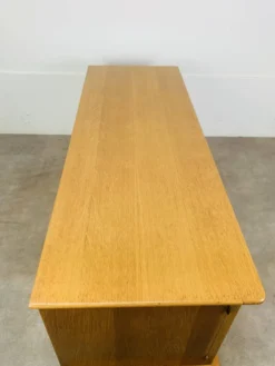 Enfilade en chêne blond, années 50, vintage